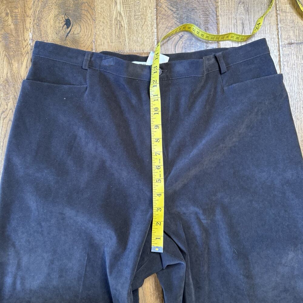 Tribal Stretch Extensible Trouser Pants Brown Womens Size 16 Pockets Inseam 32" - Picture 4 of 6